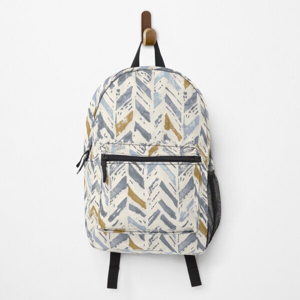 Item preview, Zig zag woodblock print designed and sold by Alessandro Remo Mazzoni Remotextiles.