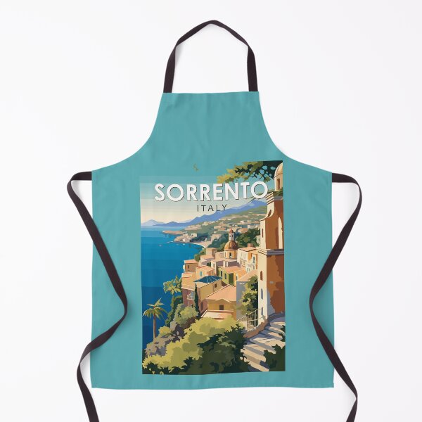 Item preview, Sorrento Italy Travel Art Vintage designed and sold by KrisSidDesigns.