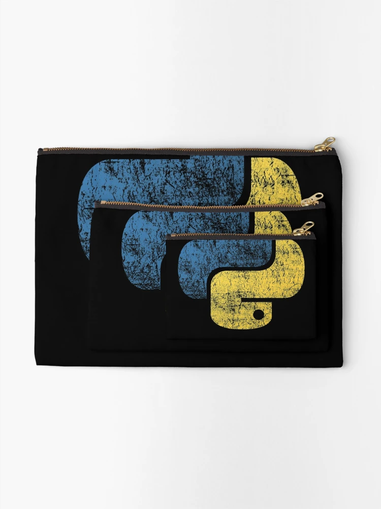 Thumbnail 2 of 4, Zipper Pouch, Python Logo Programming Language designed and sold by JamisonBode.