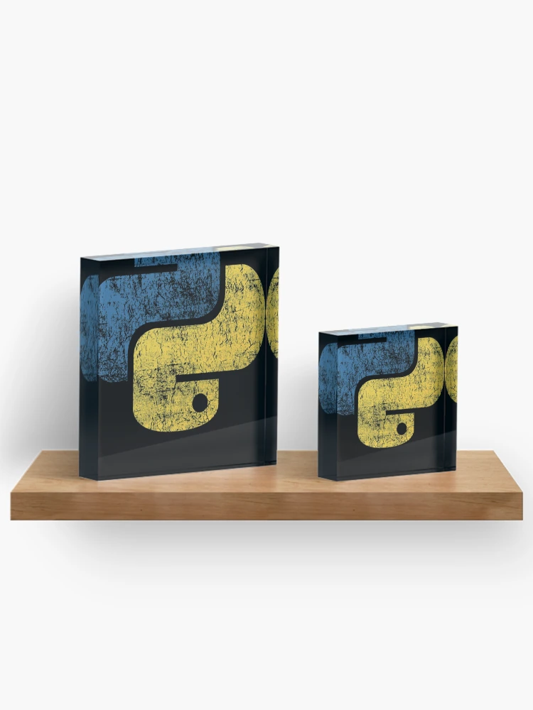 Thumbnail 3 of 5, Acrylic Block, Python Logo Programming Language designed and sold by JamisonBode.