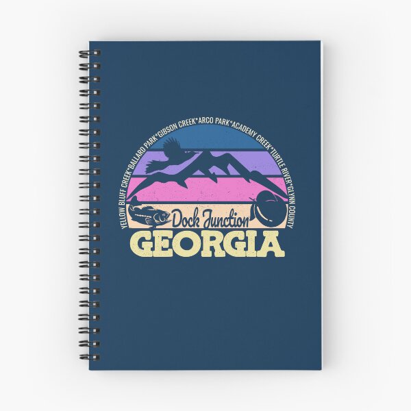 Item preview, Dock Junction Georgia Sunset Retro Vintage Local Pride Logo designed and sold by CRHPOD20.