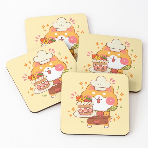 Item preview, Cute Shiba Baking designed and sold by NasDoodleArt.