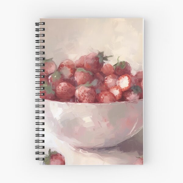 Item preview, Coquette aesthetic vintage painting of strawberries designed and sold by Coquette Art.