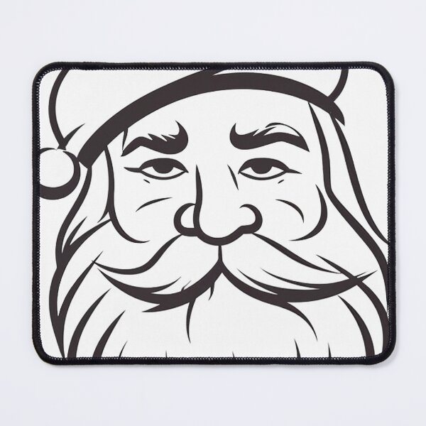 Item preview, minimalist Santa Claus designed and sold by MOA-trends.