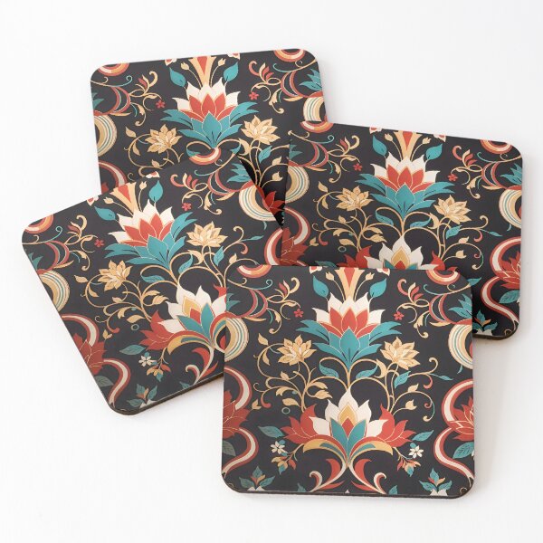Item preview, Midnight Floral Magic designed and sold by MobizArt.