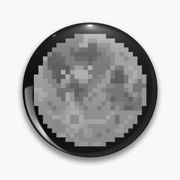 Item preview, Pixel Art Moon designed and sold by 8-BitBrookes.