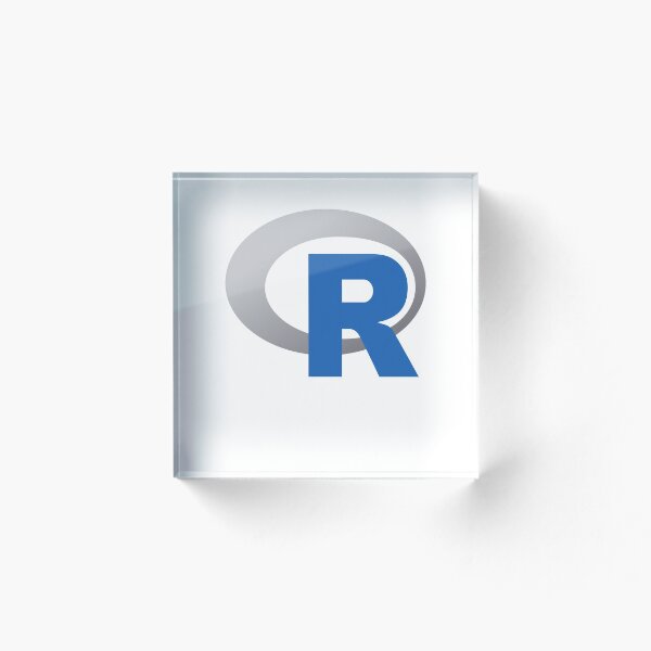 Item preview, R Official Logo Programming Language designed and sold by Rainwater Merch.