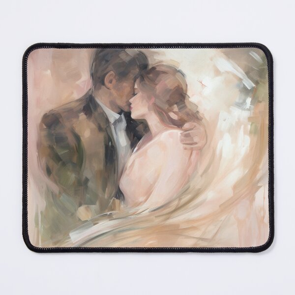 Item preview, Coquette aesthetic vintage painting of a couple designed and sold by Coquette Art.