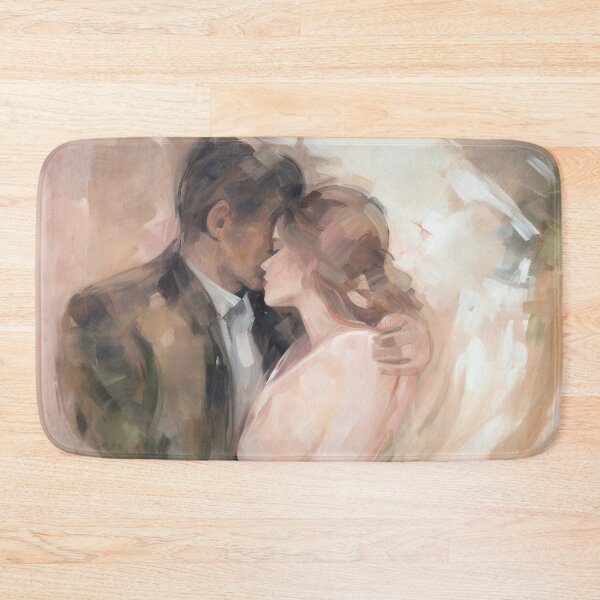Item preview, Coquette aesthetic vintage painting of a couple designed and sold by Coquette Art.