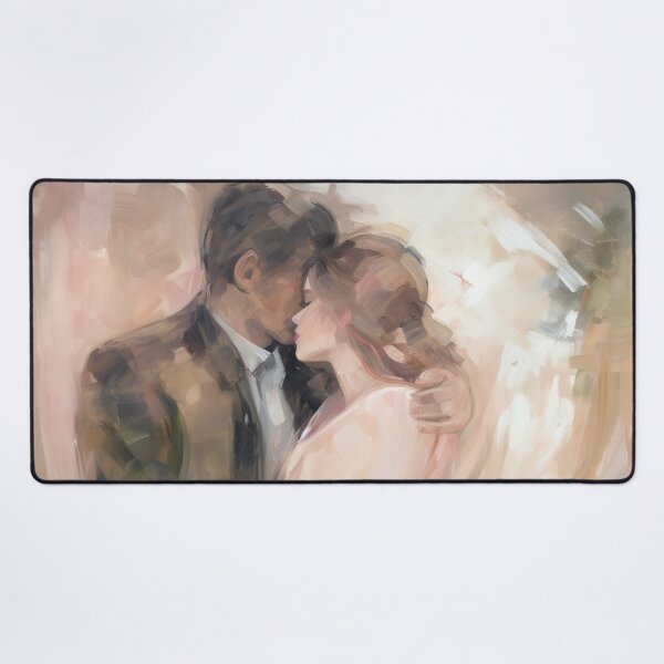 Item preview, Coquette aesthetic vintage painting of a couple designed and sold by Coquette Art.