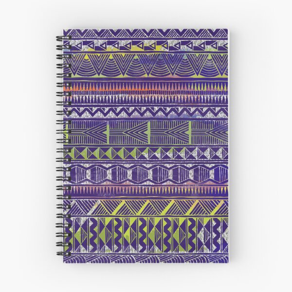 Item preview, Watercolor and Silver Tribal Pattern on Purple designed and sold by k9printart.