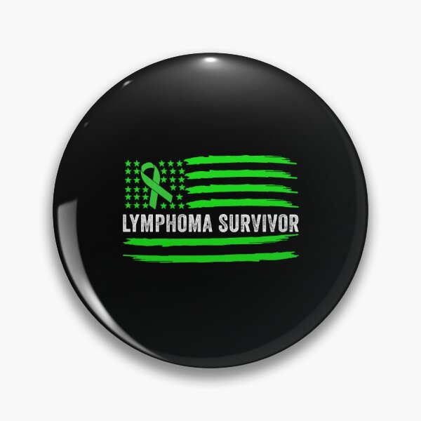 Item preview, Lymphoma Survivor - Lime Green American Vintage Flag designed and sold by Amineharoni.