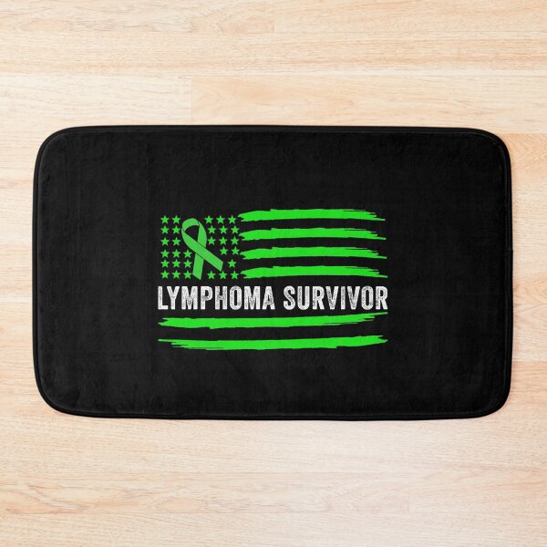Item preview, Lymphoma Survivor - Lime Green American Vintage Flag designed and sold by Amineharoni.