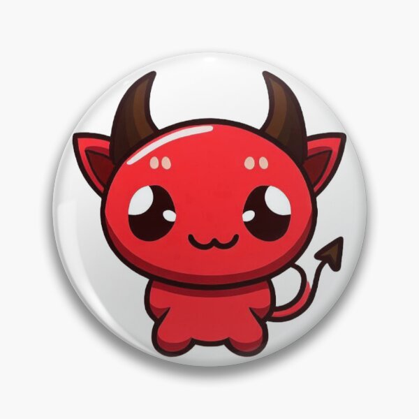 Item preview, Cherry a Kawaii Red Devil Halloween  designed and sold by PollyPositiveUK.