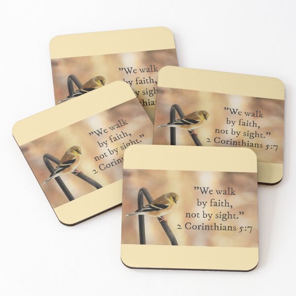 Item preview, Goldfinch 2 Corinthians 5:7  designed and sold by Louise-Mae.