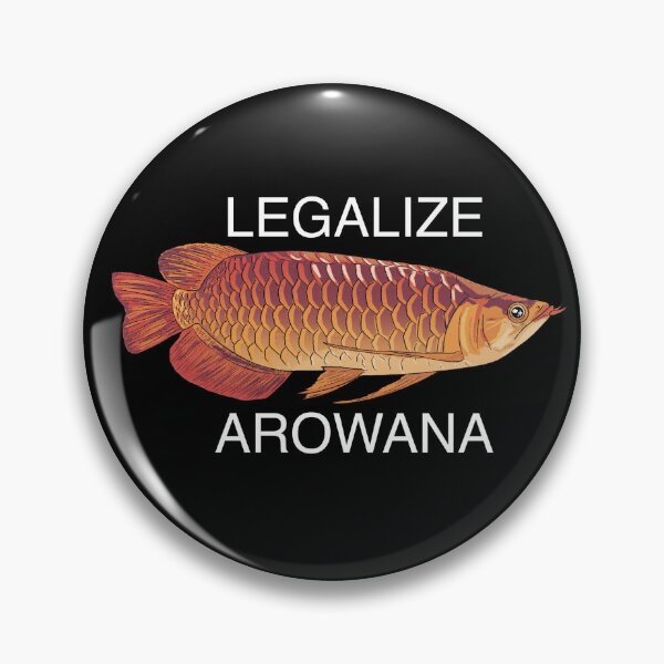 Item preview, Legalize Arowana (White Text) designed and sold by gh0stypeach.