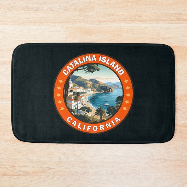 Item preview, Catalina Island California Travel Art Badge designed and sold by KrisSidDesigns.