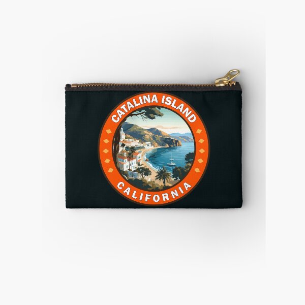 Item preview, Catalina Island California Travel Art Badge designed and sold by KrisSidDesigns.
