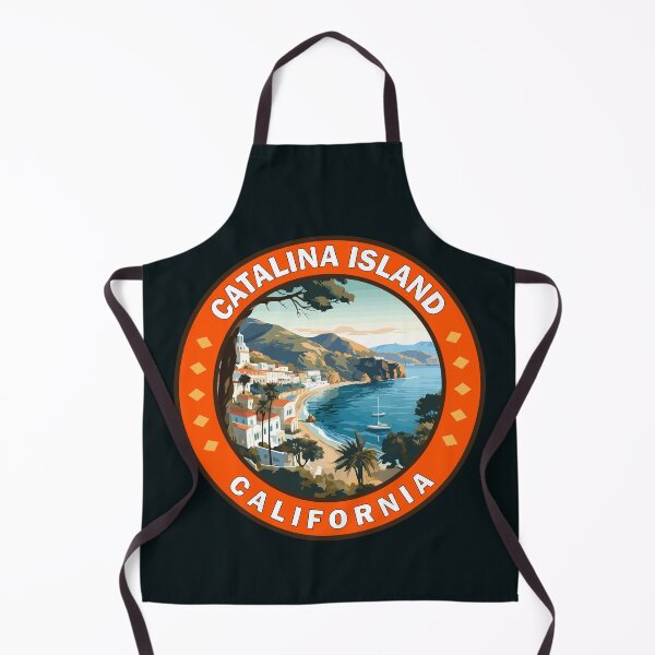 Item preview, Catalina Island California Travel Art Badge designed and sold by KrisSidDesigns.