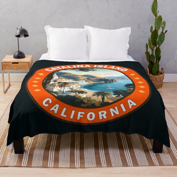 Item preview, Catalina Island California Travel Art Badge designed and sold by KrisSidDesigns.