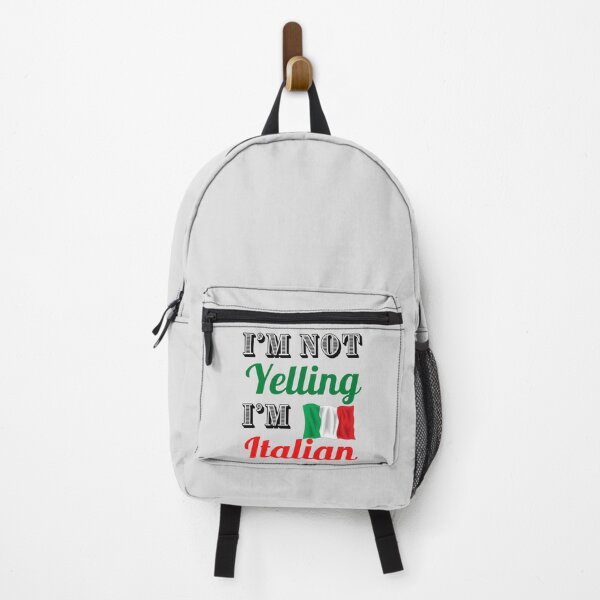 Item preview, 1980s Hilarious Funny Italy National Flag I am not yelling I am Italian designed and sold by IamTrending.