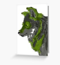 Timber Wolf Greeting Card