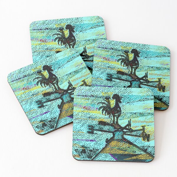 Item preview, Funky Rooster Weather Vane designed and sold by Leslie Montgomery Art.