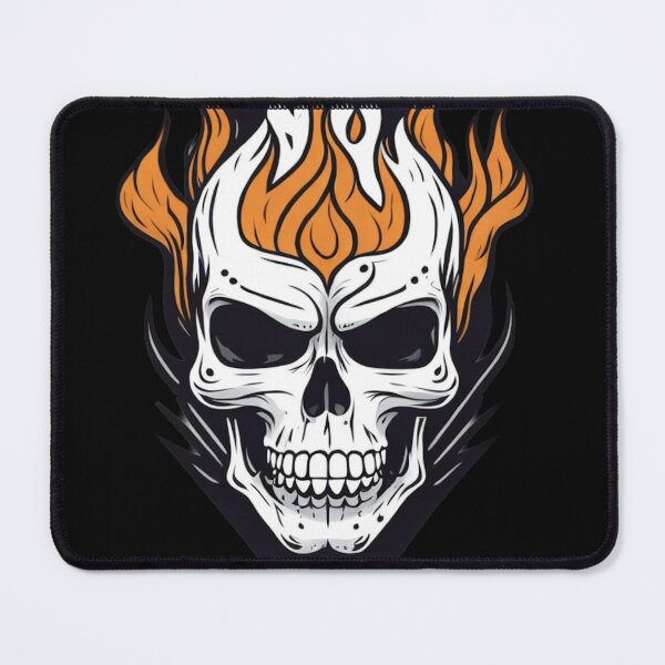 Item preview, Flaming Skull designed and sold by MadeleinesINK.