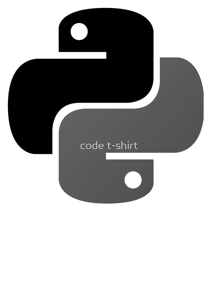 Thumbnail 7 of 7, Oversized T-Shirt, Python Logo - Programming Language designed and sold by code t-shirt.