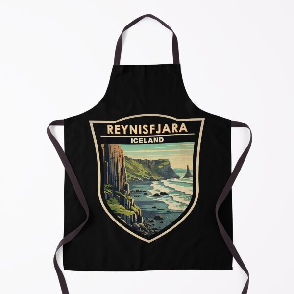 Item preview, Reynisfjara Beach Iceland Vintage Badge designed and sold by KrisSidDesigns.
