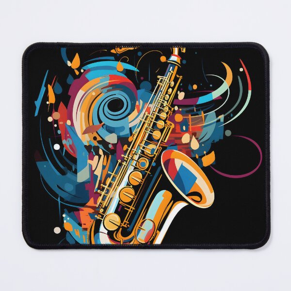 Item preview, Abstract Saxophone Design designed and sold by dcrc.