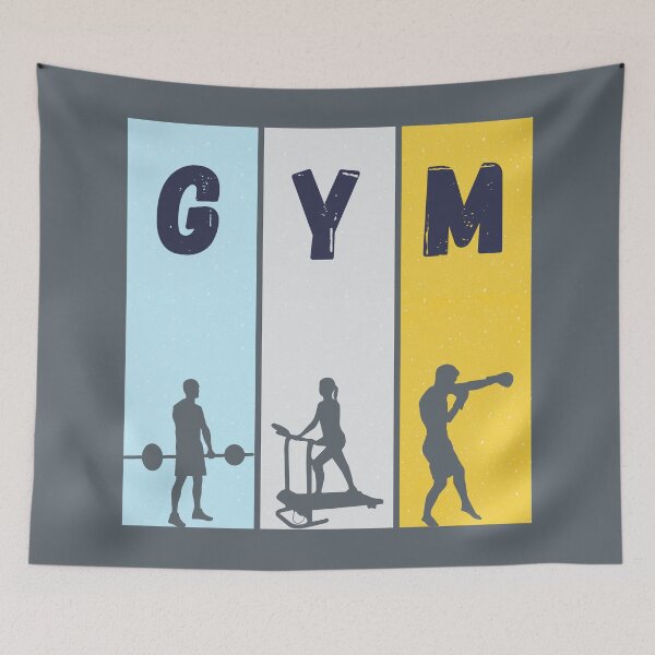 Item preview, Colorful Minimalist Gym Sports designed and sold by rdxart.