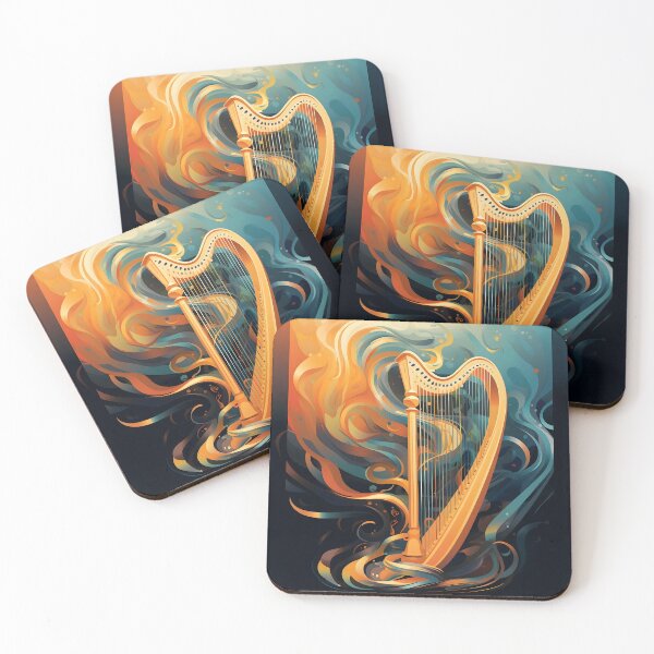 Item preview, Abstract Harp Design designed and sold by dcrc.
