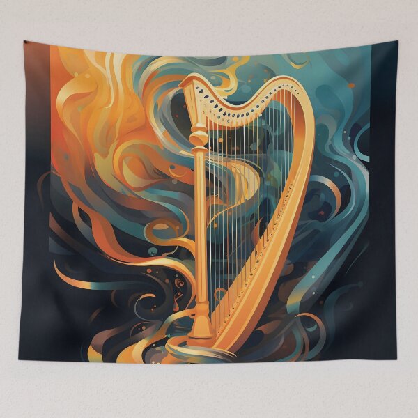 Item preview, Abstract Harp Design designed and sold by dcrc.