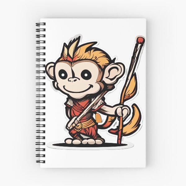 Item preview, Cartoon monkey king designed and sold by Maths-4-Nerds.