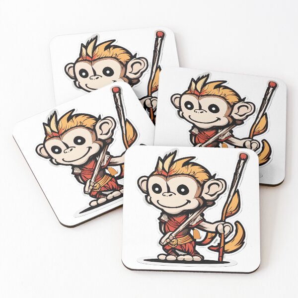 Item preview, Cartoon monkey king designed and sold by Maths-4-Nerds.