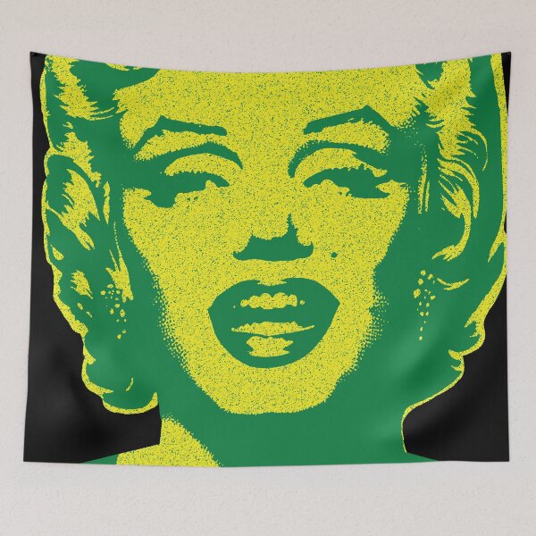 Item preview, Iconic Marilyn Monroe: Bring Glamour to Your Space! Vintage Retro Style Green and Yellow designed and sold by pelagio.