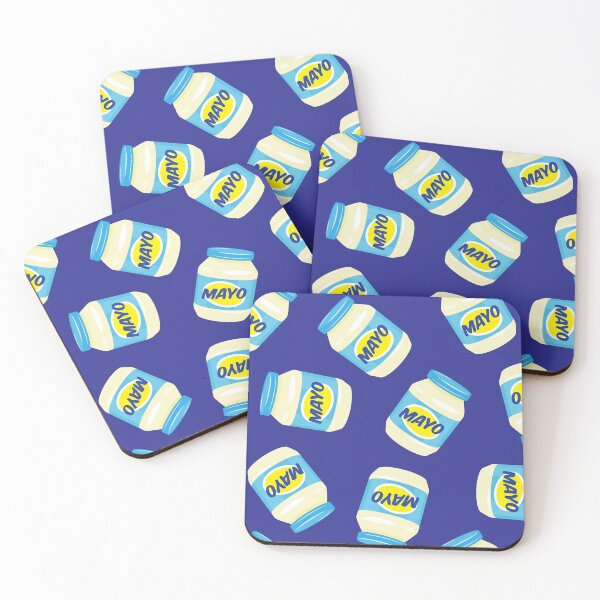 Item preview, mayo jars - royal blue designed and sold by littlearrow.