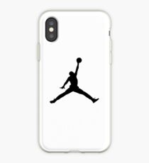 Jordan logo(black) iPhone Case