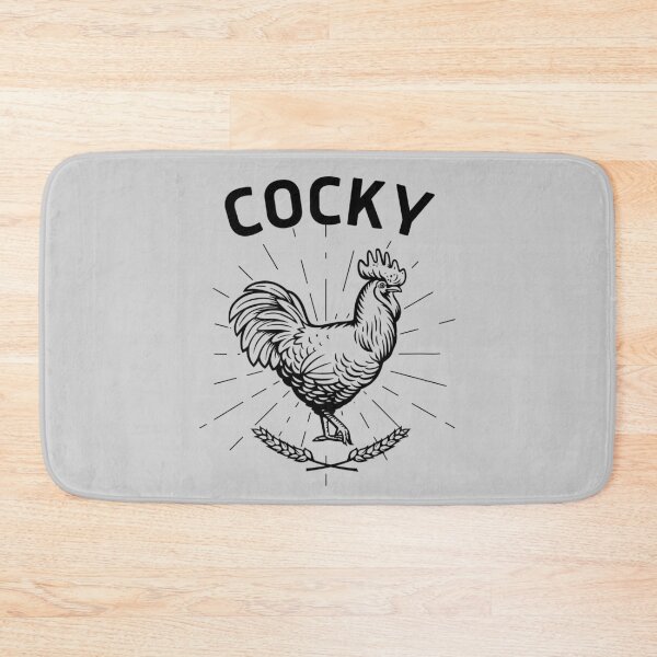 Item preview, Cocky Confident Rooster Funny designed and sold by RedPumpFlash.