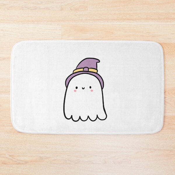 Item preview, Cute Ghost Wearing a Witch Hat  designed and sold by Ameliafavs.