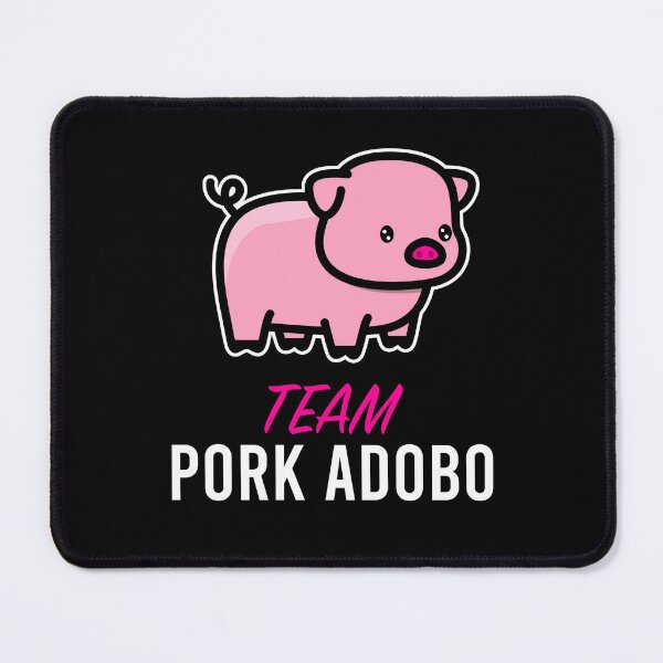 Item preview, TEAM PORK ADOBO - Cute Pink Pig designed and sold by Darling DeDe.