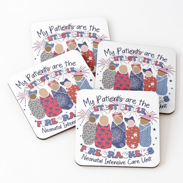 Item preview, My patients are the cutest little - Firecrackers neonatal intensive care unit designed and sold by cafenguyen.