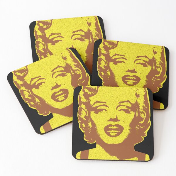Item preview, Iconic Marilyn Monroe: Bring Glamour to Your Space! Vintage Retro Style Brown and Yellow designed and sold by pelagio.