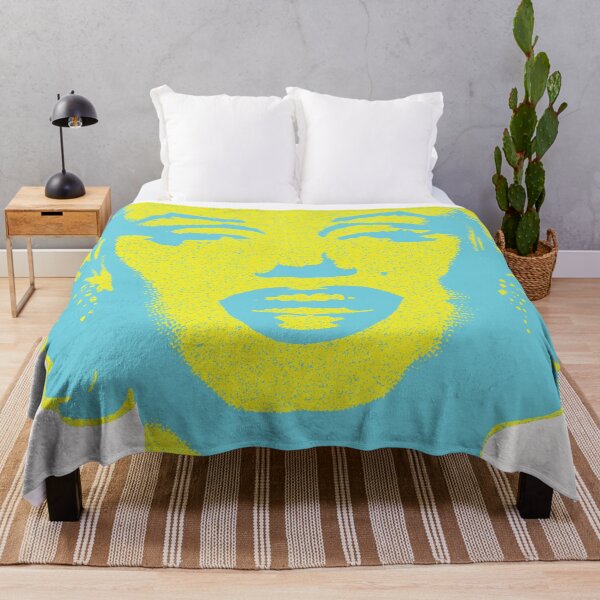 Item preview, Copy of Iconic Marilyn Monroe: Bring Glamour to Your Space! Vintage Retro Style Aqua and Yellow designed and sold by pelagio.