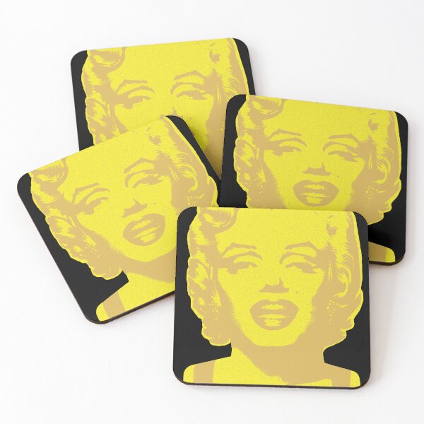 Item preview, Iconic Marilyn Monroe: Bring Glamour to Your Space! Vintage Retro Style Gold and Yellow designed and sold by pelagio.