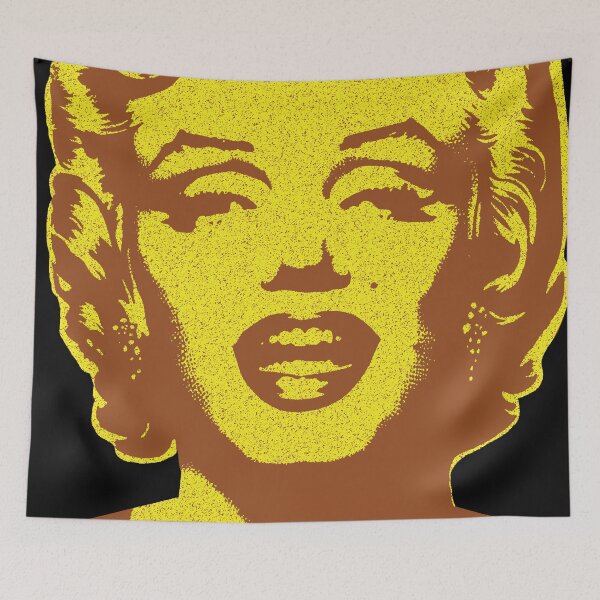 Item preview, Iconic Marilyn Monroe: Bring Glamour to Your Space! Vintage Retro Style Brown and Yellow designed and sold by pelagio.