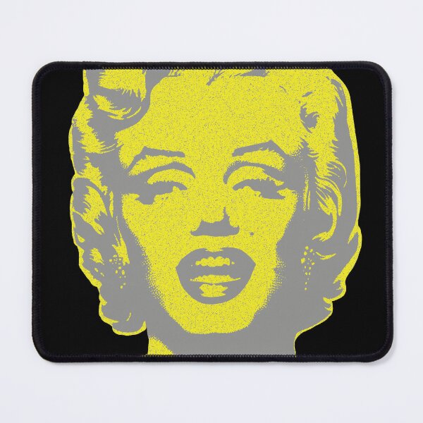 Item preview, Iconic Marilyn Monroe: Bring Glamour to Your Space! Vintage Retro Style Grey Gray and Yellow designed and sold by pelagio.