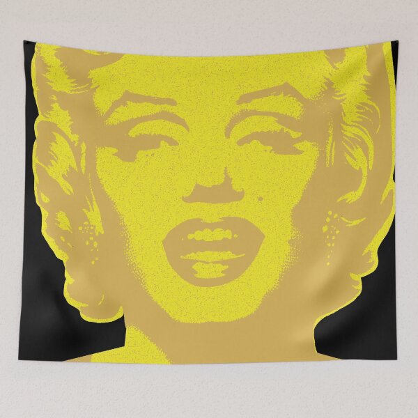 Item preview, Iconic Marilyn Monroe: Bring Glamour to Your Space! Vintage Retro Style Gold and Yellow designed and sold by pelagio.