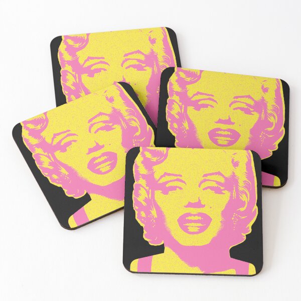 Item preview, Iconic Marilyn Monroe: Bring Glamour to Your Space! Vintage Retro Style Hot Pink and Yellow designed and sold by pelagio.